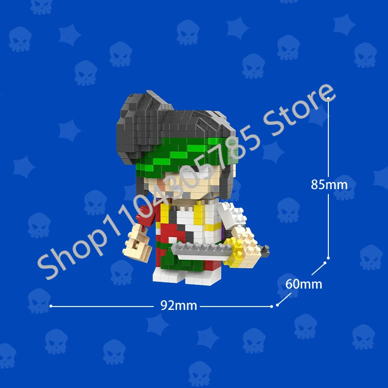 Mini Anime Brawl Stars Figures Pack Fashion Original Decorations Cartoon Heroes Model Dolls Boys Christmas Gifts Collectible