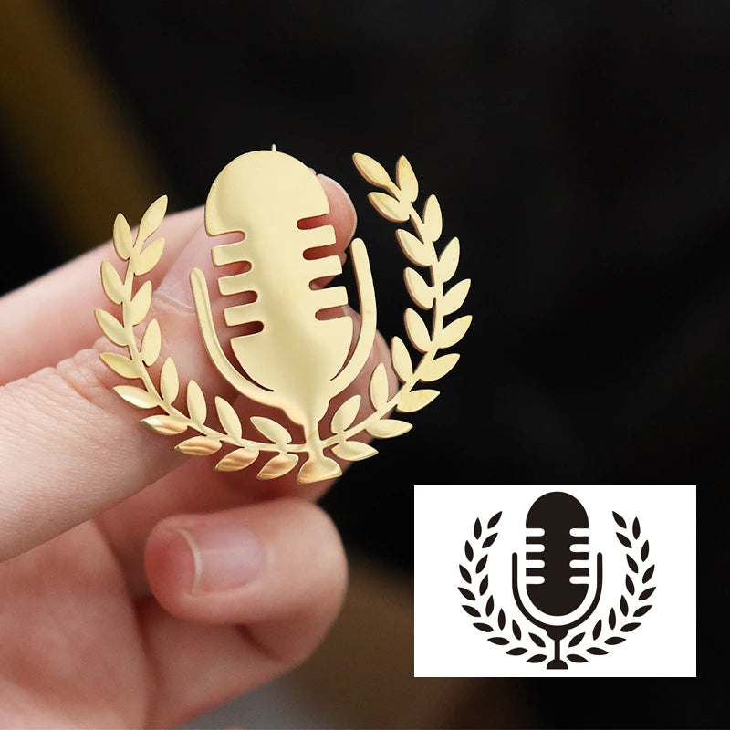 Custom Patterns Company Logo Event Brooch Stainless Steel Personalized Pin Badge Design And Production Wholesale Customization
