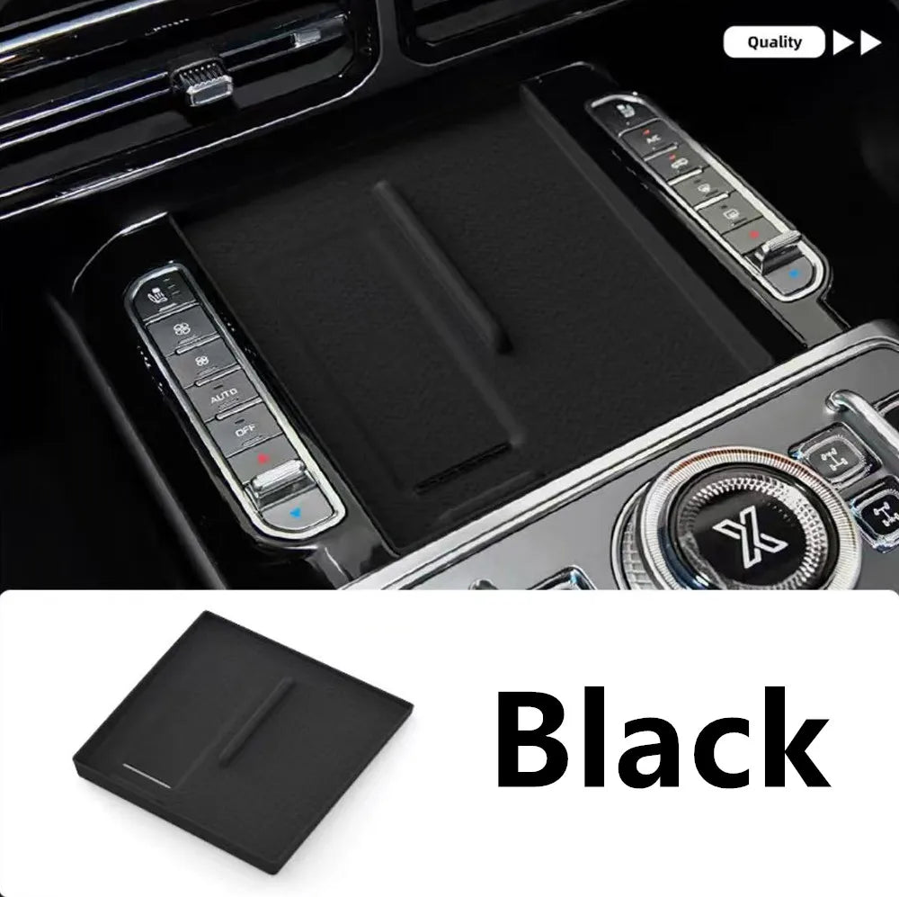 Car Center Console Wireless Charging Pad For CHERY JETOUR G700 Silicone Anti-slip Mat Protective Mat Dustproof Car Accessories
