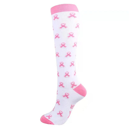 1Pair New Compression Stockings 20-30Mmhg Knee High Sports socks Fit Medical Varicose Veins Pregnant  Edema Diabetes Circulation