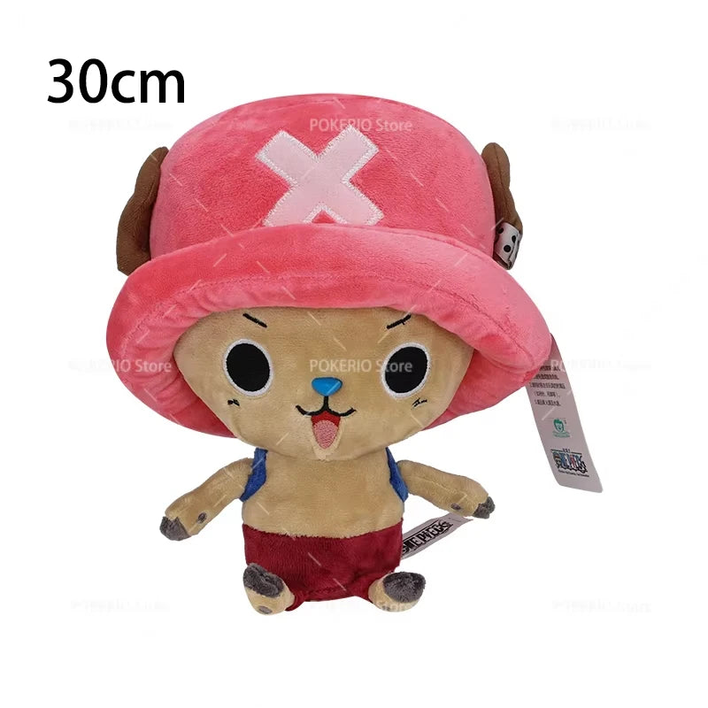 New Original One Piece Plush Luffy Chopper 30cm Cute Face Tony Tony Chopper Stuffed Anime Doll Toy Birthday Gift