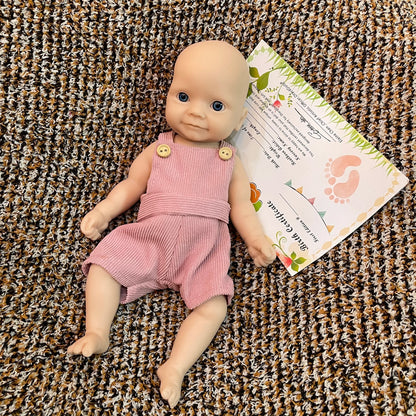 OtardDolls 25CM Unpainted Silicone Girls Whole Body Soft Solid Silicone 8 Styles Dolls Toys For Gifts Reborn Corpo De Silicone