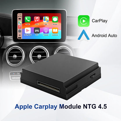 Wireless Carplay Decoder For Mercedes Benz A B C E CLA GLA GLK ML Sprinter NTG4.5 Becker Module Android Car Navigation