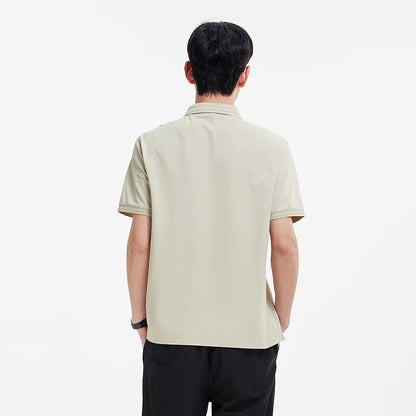 Semir Men Polo Shirt Mulberry Silk Texture Business Basic Knit 2026 Summer Casual Style Soft Lightweight Office Wear Top