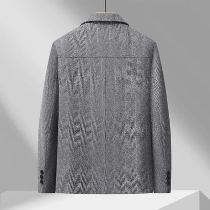 2026 Spring/Summer New Men's Jacket - Anti-wrinkle, Soft, Form-fitting Business Fashion Coat - Suitable for Daily Wearing