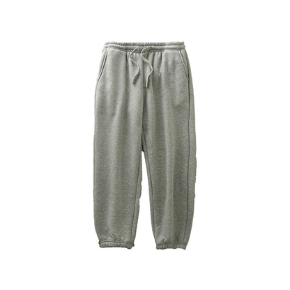 DUKEEN 500G Heavyweight Men's Fleece Jogger Sweatpants Autumn and Winter Basic Soild Color Thick Sport Long Pants Men's Clothing