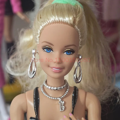 Barbie 2026 Authentic Deluxe Fashion Collection Black Pink Shining Lace Articulated Superstar Face Sculpt Rare Collectible Gift