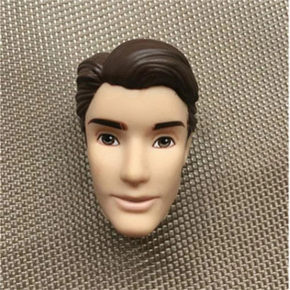 1/6 Vintage Doll Heads Mermaid Racer Super Model Princess For 30cm Solid Male Female Children Playing Birthday Gifts