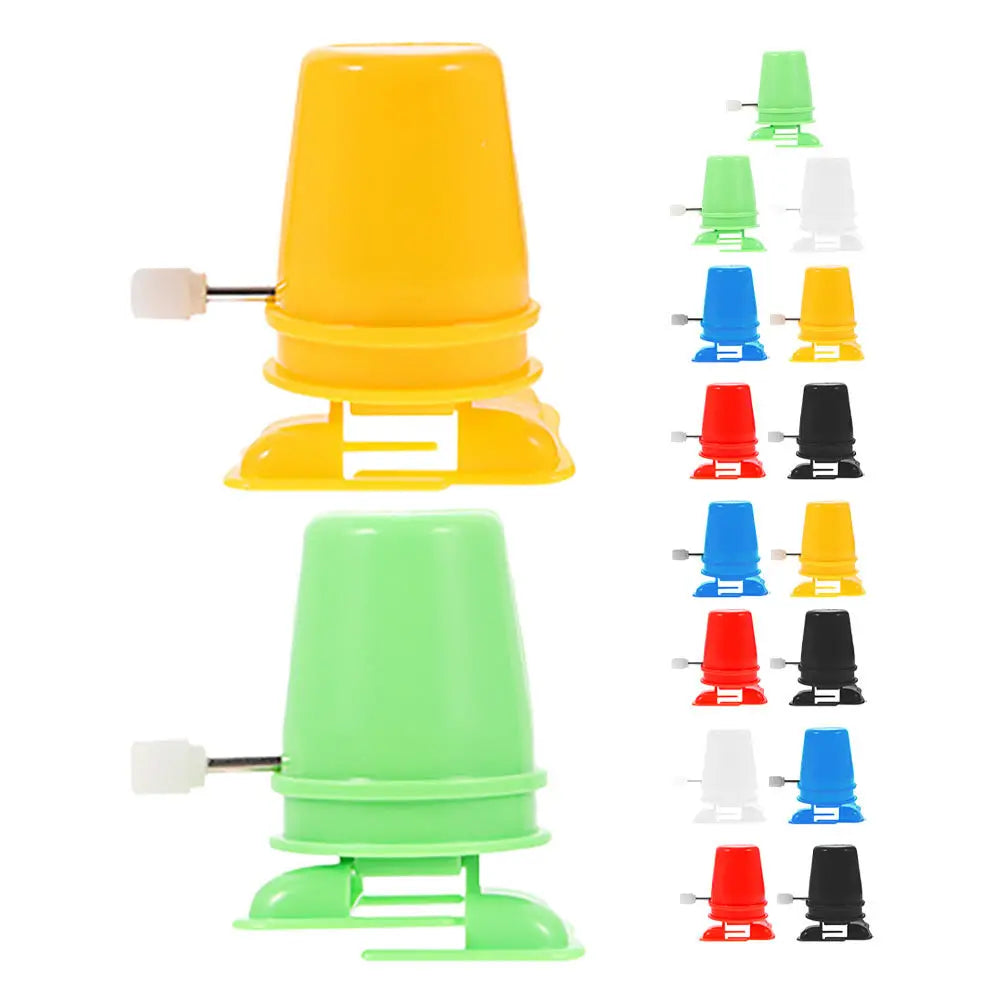 18Pcs Clockwork Wind-Up Walking Mechanism for Clay Modeling Craft Kit Educational Stem Activity Creative Movement Base Assembly