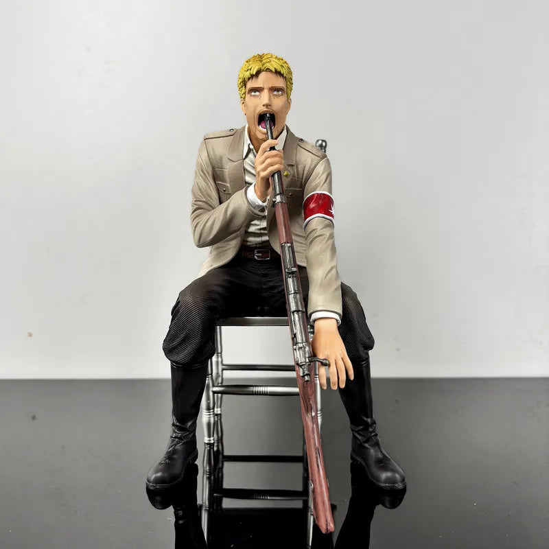 Attack On Titan Reiner Braun Figure, Anime Character Statue Model, Desktop Decor Collectible Gift For Anime Fans
