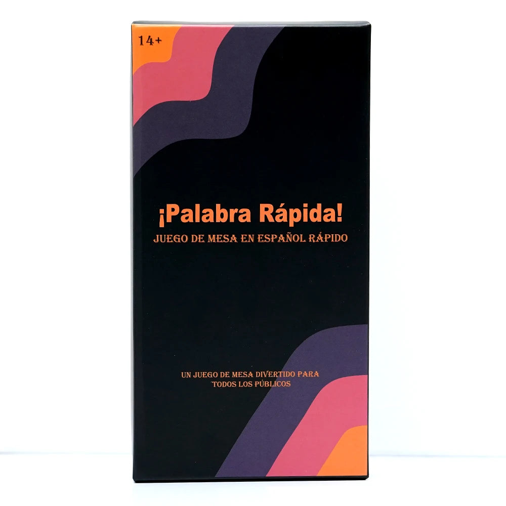 ¡Palabra Rápida! JUEGO DE MESA EN ESPAÑOL RÁPIDO UN JUEGO DE MESA DIVERTIDO PARA TODOS LOS PÚBLICOS