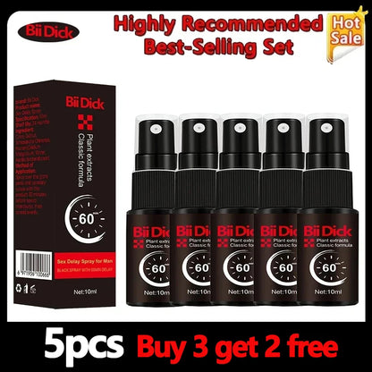 Male Penile External Use Sex Spray Long Lasting 60 Minutes Spray For Men Premature Ejaculation Fast Erecting Adult Product