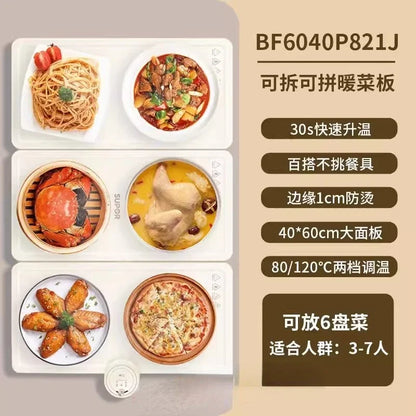 New Warm Dishes Board 220V  2-gear Temperature Control Home Hot Plate Winter Dining Table Insulation Board Mug Warmer кружка