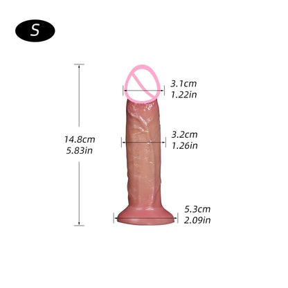 5 Sizes Realistic Dildo Sex Toys for Women Soft Huge Penis Suction Cup Thick Anal Dildo Adult Masturbator Cock Dick Butt Plug