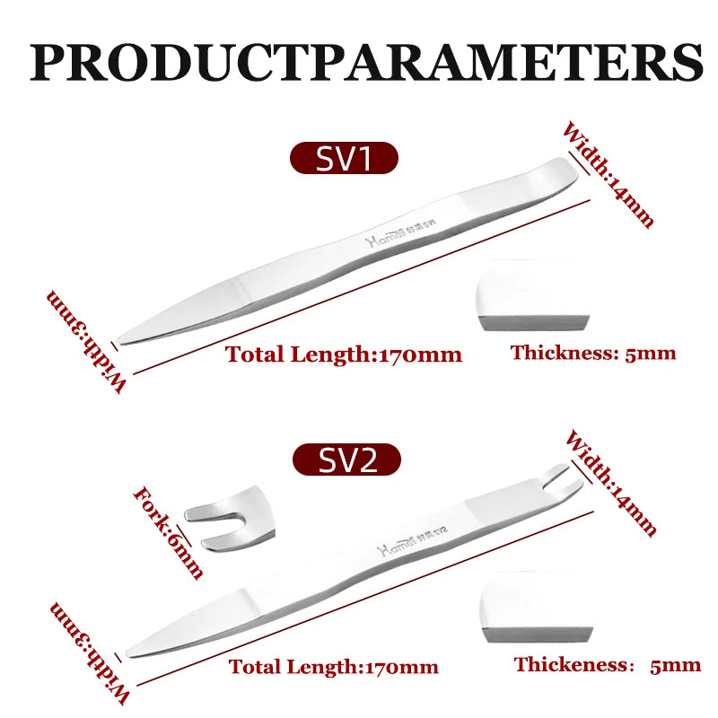 5MM Steel Pry Tool Car Panel Trim Removal Tool Auto Interior Door Clip Dashboard Disassembly Repair Tools