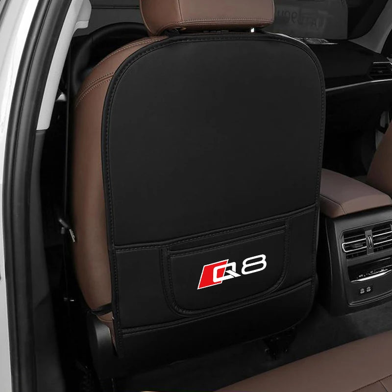 For Audi Q3 Q7 Q8 TT Car Seat Back Anti-Kick Protector Pad Rear Seat Anti-Dirty & Anti-Scratch Mat