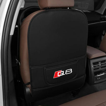 For Audi Q3 Q7 Q8 TT Car Seat Back Anti-Kick Protector Pad Rear Seat Anti-Dirty & Anti-Scratch Mat