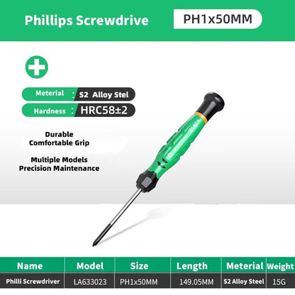 LAOA 1pcs precision screwdriver SL1.0-4.0 screwdriver phillips mini screwdriver phillips screwdriver plum blossom T5-T20