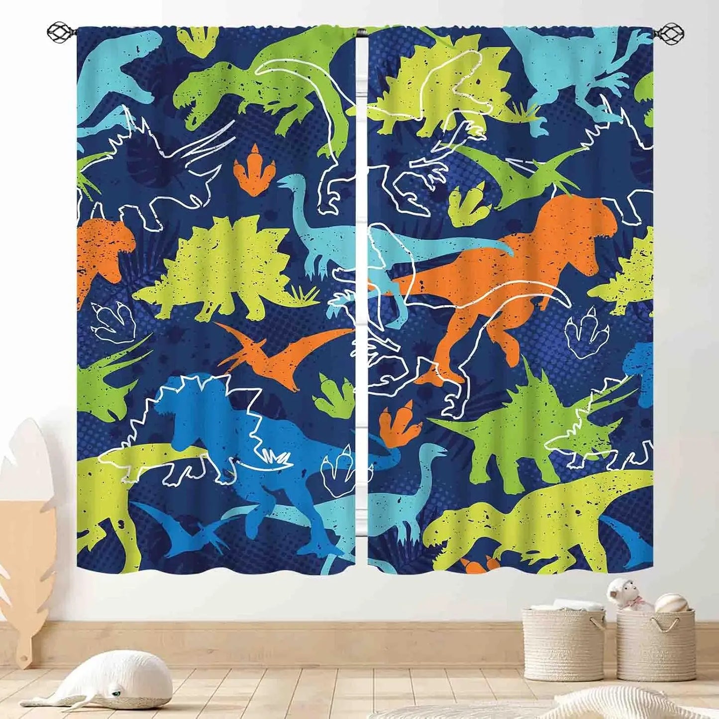 ABC Alphabet Classroom Curtains,Kids Cartoon Animal Educational Learning Cute Colorful Back to School Decorations Window Drapery