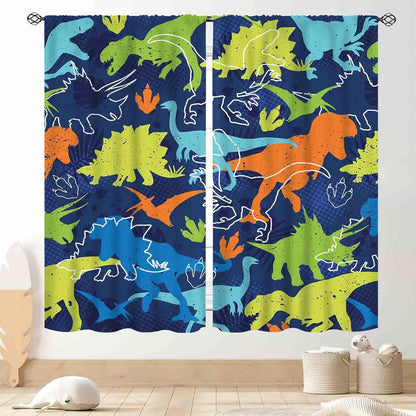 ABC Alphabet Classroom Curtains,Kids Cartoon Animal Educational Learning Cute Colorful Back to School Decorations Window Drapery