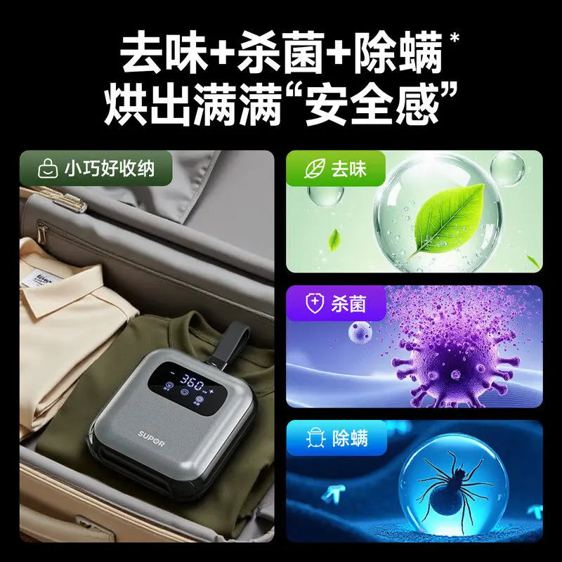 Foldable Portable Mini Clothes Dryer for Home Travel Dorm Electric Laundry Drying Machine