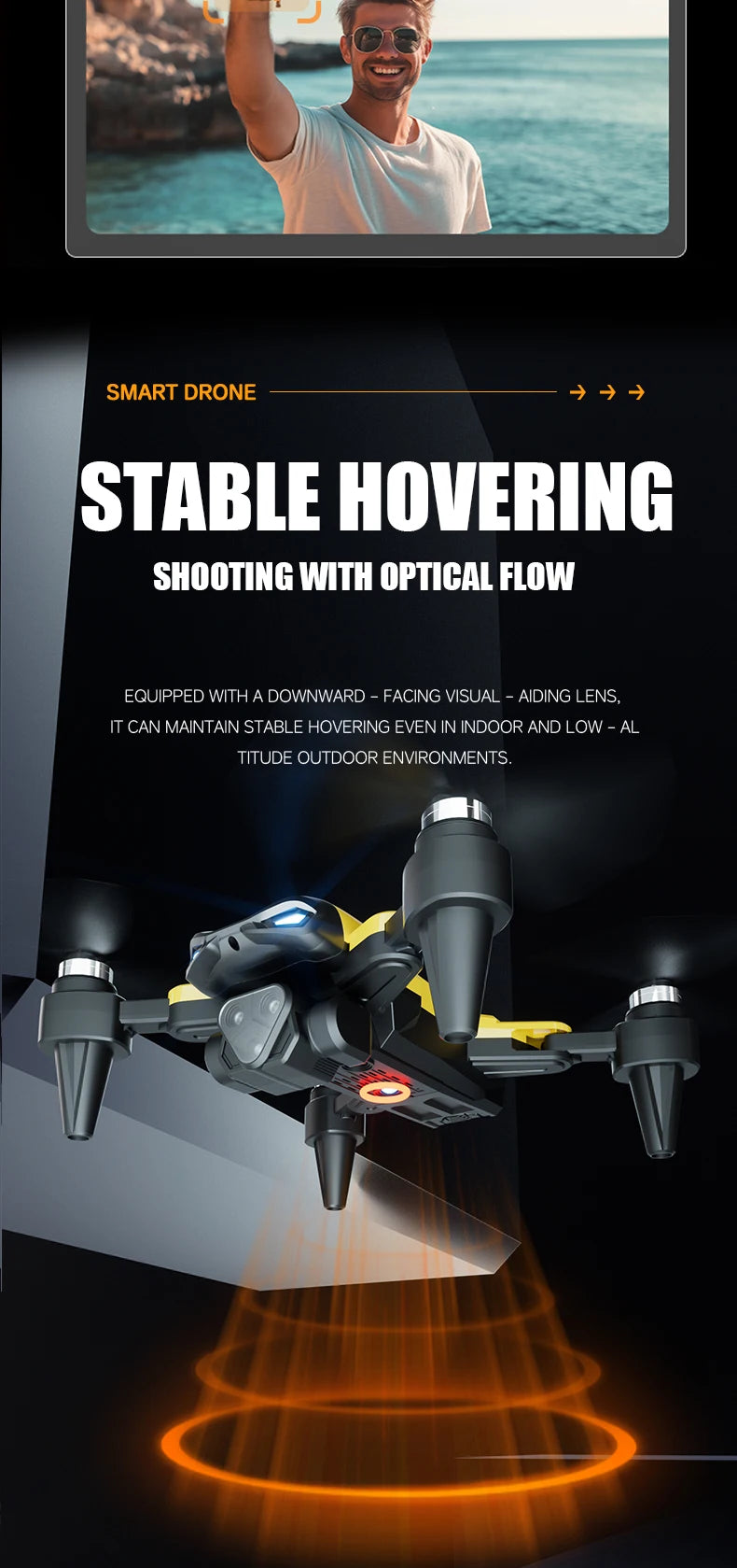 M5 Drone Professional 8K GPS Three Camera 360° Obstacle Avoidance Photography Optical Flow Positioning Brushless Quadcopte Gifts