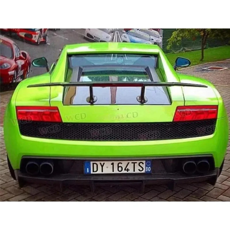 Carbon Fiber Rear Spoiler for  Gallardo LP550 LP560 LP570 Rear Trunk Lip Tail Wing Spoiler Car Bodykit