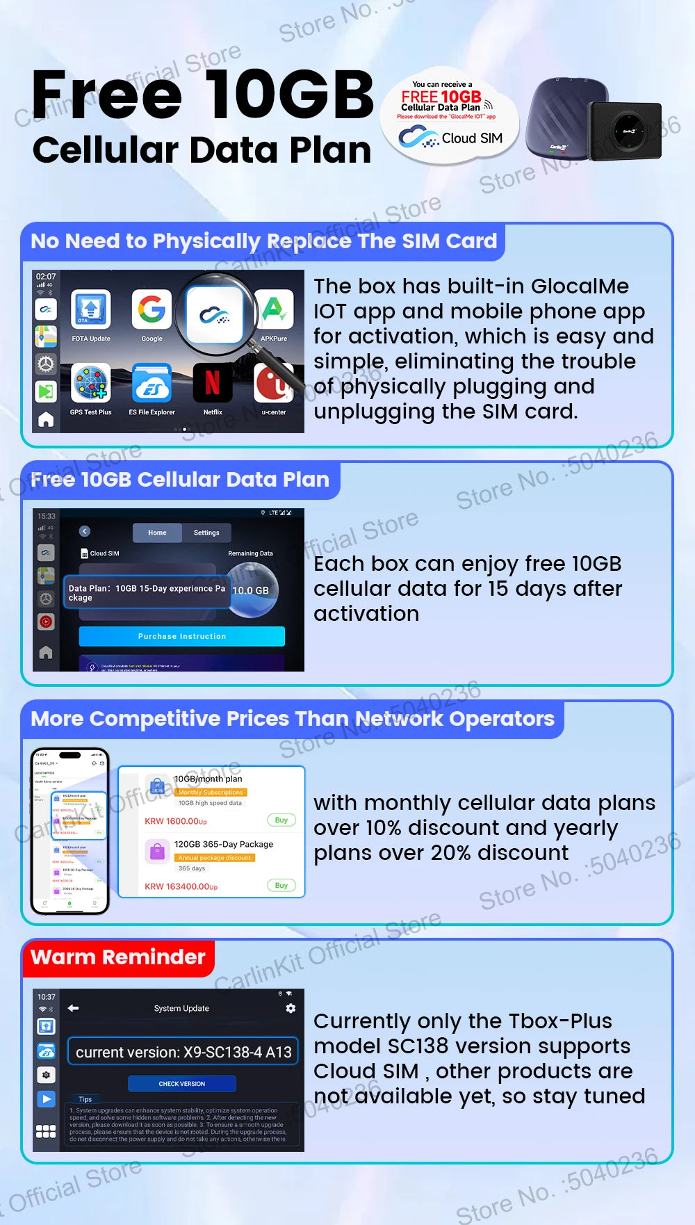 2026 NEW CarlinKit CarPlay Ai Box Qualcomm 8-Core Android 13 Wireless Carplay Android Auto Car Video TV Box WiFi SIM For Netflix