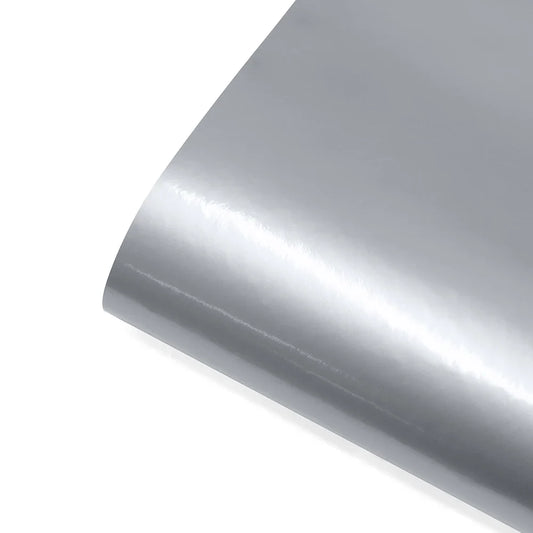 Car Sticker Color Change Vinyl Film Glossy Silver Bubble Free PVC Film Car Wrapping Decal Car Accessories Auto Decoration