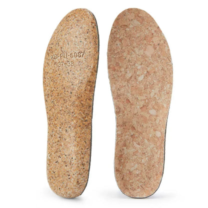 New Adult Cork Orthopedic Insoles Flat Foot Arch Support Pad Foot Varus Valgus Xo Shaped Leg Correcter Cushioning Sports Insoles