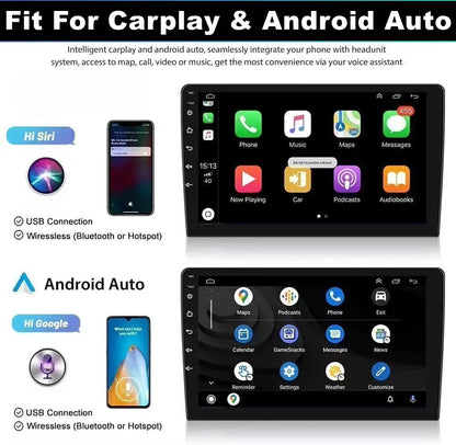 Android 14 car navigation 9-inch built-in Carplay + Android auto / 4 + 64G + AHD camera + microphone For 2011-2016 Holden Barina