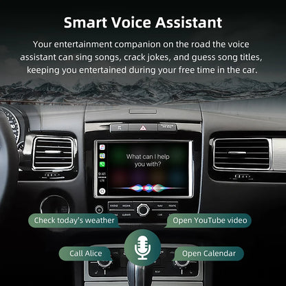 Wireless CarPlay Retrofit Box For Volkswagen Touareg RNS850 2011-2017 8 Inch Android Auto For Apple CarPlay Vw Navigation Mirror