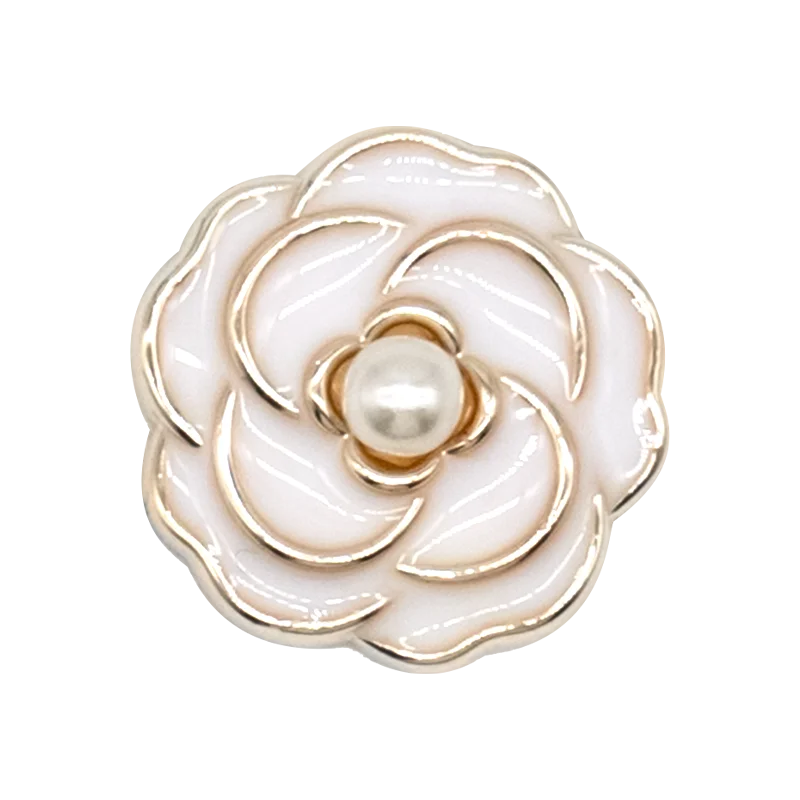 1/20pcs Golden Metal Shoe Charms Luxury Flower Maple Leaves Shoe Accessories for Clog Decoration Women Men Fashion Shoe Buckle