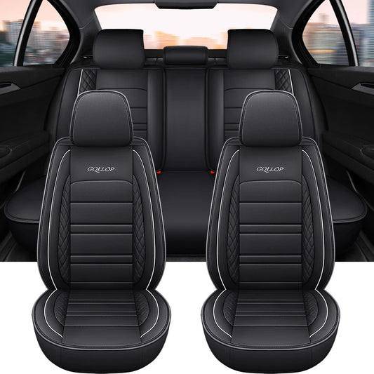 Full Coverage Pu Leather Car Seat Covers for FORD Focus MK2 Edge Explorer Ecosport Escape Everest Fiesta C-MAX Car Accessories