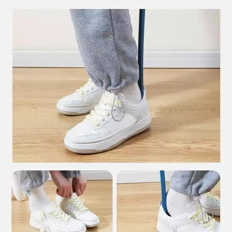 Long Handle Shoe Horn Japanese Style Easy to Use for Elderly And Pregnant Women Home Use Shoe Inserting Tool Shoe Lifting Device