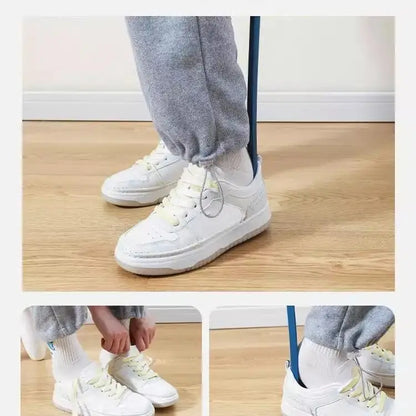 Long Handle Shoe Horn Japanese Style Easy to Use for Elderly And Pregnant Women Home Use Shoe Inserting Tool Shoe Lifting Device