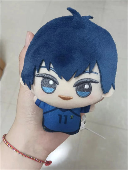 New Anime Blue Lock Vol.7 Hiori You Isagi Yoichi Cosplay Plush Doll Fluffy Maumet Pendant Puppet Keychain Keyring Charm Gifts