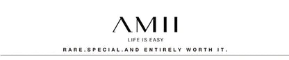 Amii Minimalist T-shirt Women's Tops O-neck Short Sleeves Geometric Decoration Antibacterial Cotton Elastic Casual Tees 12521088