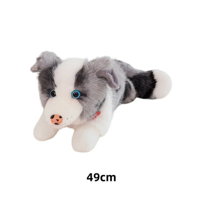 Border Collie Plush Toys Simulated Dog Stuffed Doll Exquisite Home Decor Toys Kawaii Accompany Toys Birthday Surprise Gifts