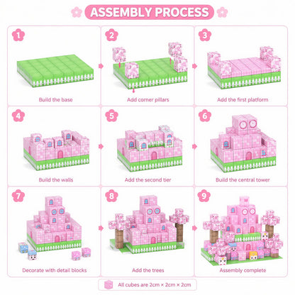 36-128 Pcs Magnetic Building Blocks Kids Magnetic Toys Cool Construction Toys Safe ABS Travel Set Xmas Halloween Gift