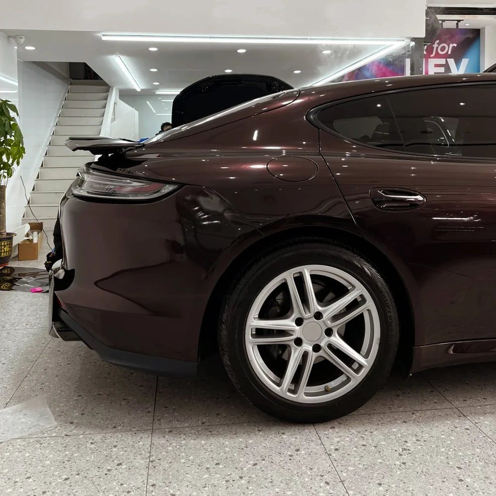 Mahogany Metallice Car Sticker Wrap Vinyl Film Bubble Free PET Decal Car Motorcycle Sticker Auto Accessories Exterior Interior