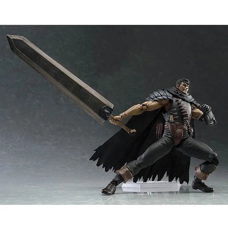 Figma 359 17cm Berserk Black Swordsman Guts Action Figure Movable Joints Anime Game Collectible Model For Anime Fans Display