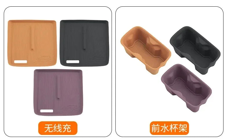 For Chery ICAR V27 2026 Silicone Cup Holder Mat Wireless Charging Anti Slip Pad Tailgate Storage Box Interior Accessories Kit