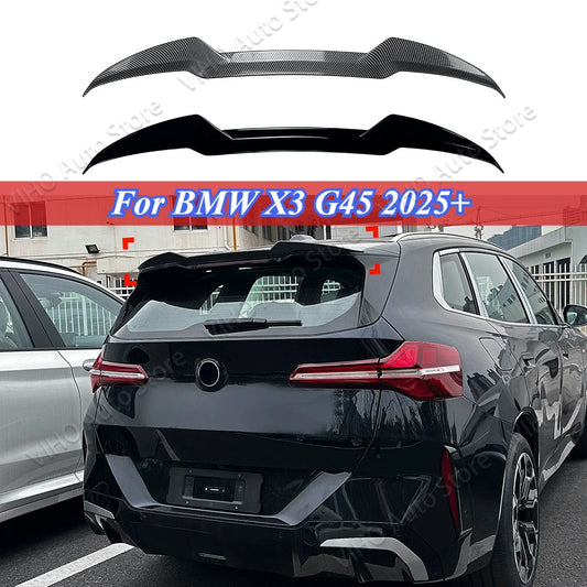 G45 X3 Car Rear Trunk Top Spoiler Tailgate Tuning Roof Tail Wing Body Kits For BMW X3 G45 2025+