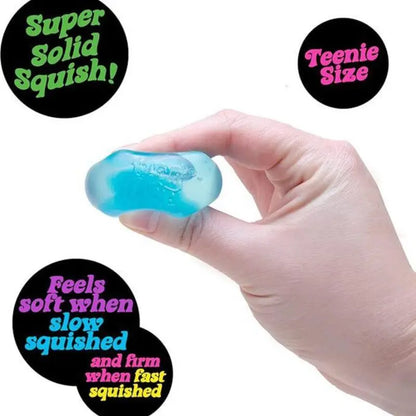 Schylling Needoh Nice Cube Sensory Fidget Toy Stress Relief Squish Teenie Size Super Solid Soft Slow Firm Fast Squeeze