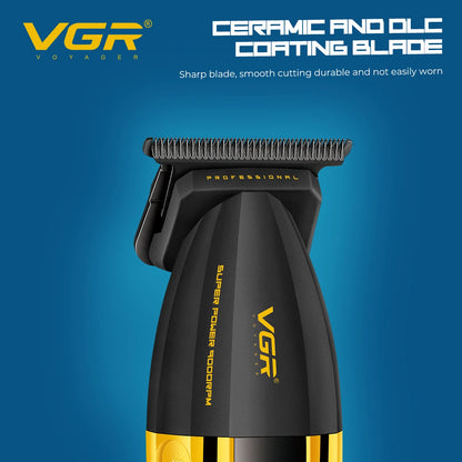VGR V-285 S4 Hair Clippers Cordless Clippers Barber Beard Trimmer Electric Shaver Leafless Hair Dryer Portable Trimmer for Men