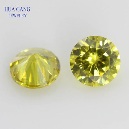 Big size 5A Cubic Zirconia Stone Multicolor Round Shape Brilliant Cut Loose CZ Stones Synthetic Gems Beads For Jewelry