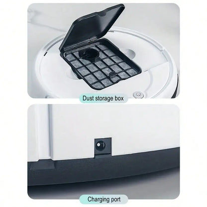 2-in-1 Robot Vacuum and Mop Combo, Wet & Dry Cleaning, Multiple Modes, Perfect for Pet Hair, Debris, Hard Floors, and Low-Pile Carpets