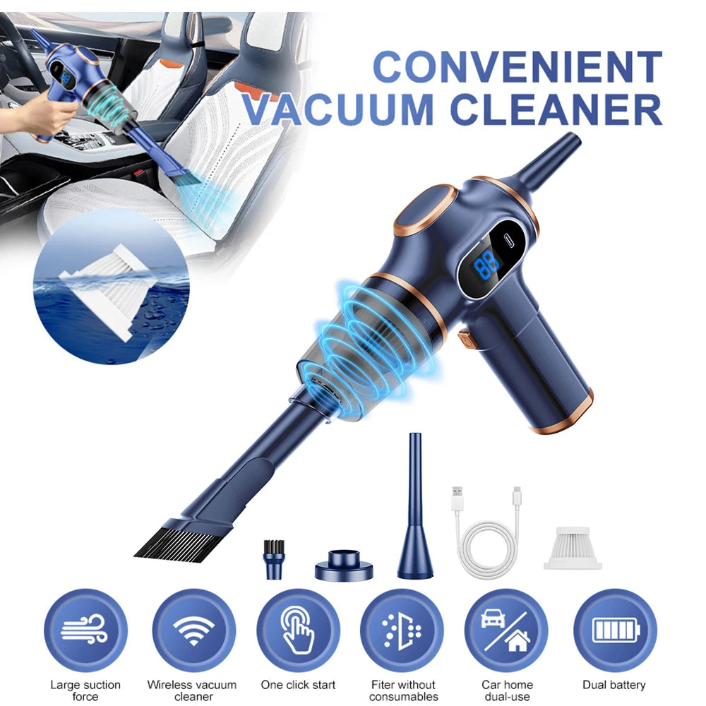 High-power Vacuum Handheld Cordless Auto Portabale Vacuum Cleaner For Isuzu D-Max D-MAX D MAX Dmax I II MU-X Mux Isuzu Rodeo