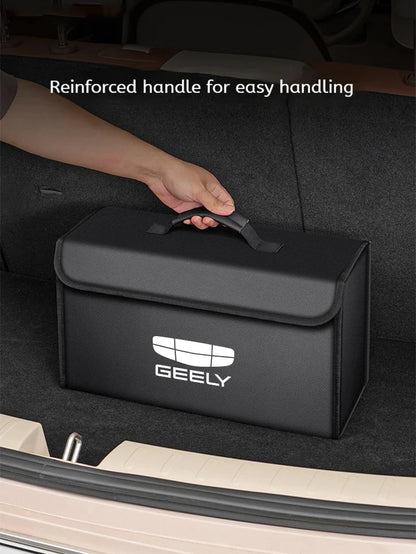 For GEELY coolray Starray emgrand emgrand tugella Car Trunk Storage Box Organizer Foldable Stowing Tidying Bag Car Accessories
